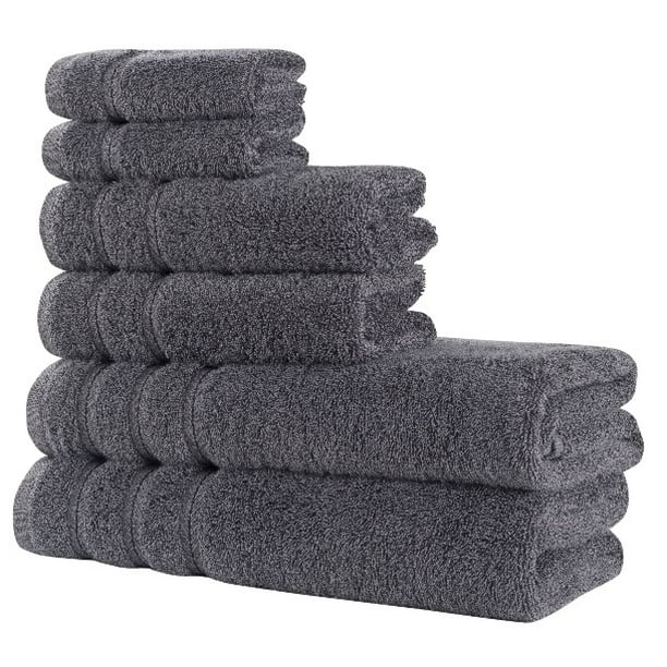 Combed Cotton 600 GSM 100 Percent Cotton Comfort Realm Ultra Soft Towel Set Grey, 2 Bath Sheet Combed Cotton 600 GSM 100 Percent Cotton Comfort Realm Ultra Soft Towel Set Grey, 2 Bath Sheet